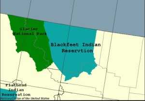 Blackfeet Reserve. The Piegan Blackfoot are located on the Blackfoot Nation in northwestern Montana near Browning. wikipedia