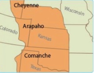 The Arapaho Tribe.map:learner.org