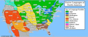 Indigenous Language Families of North America.Image- cogsci.indiana.edutiff