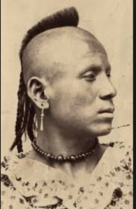 Osage man with scalplock. Photo spiritualforums