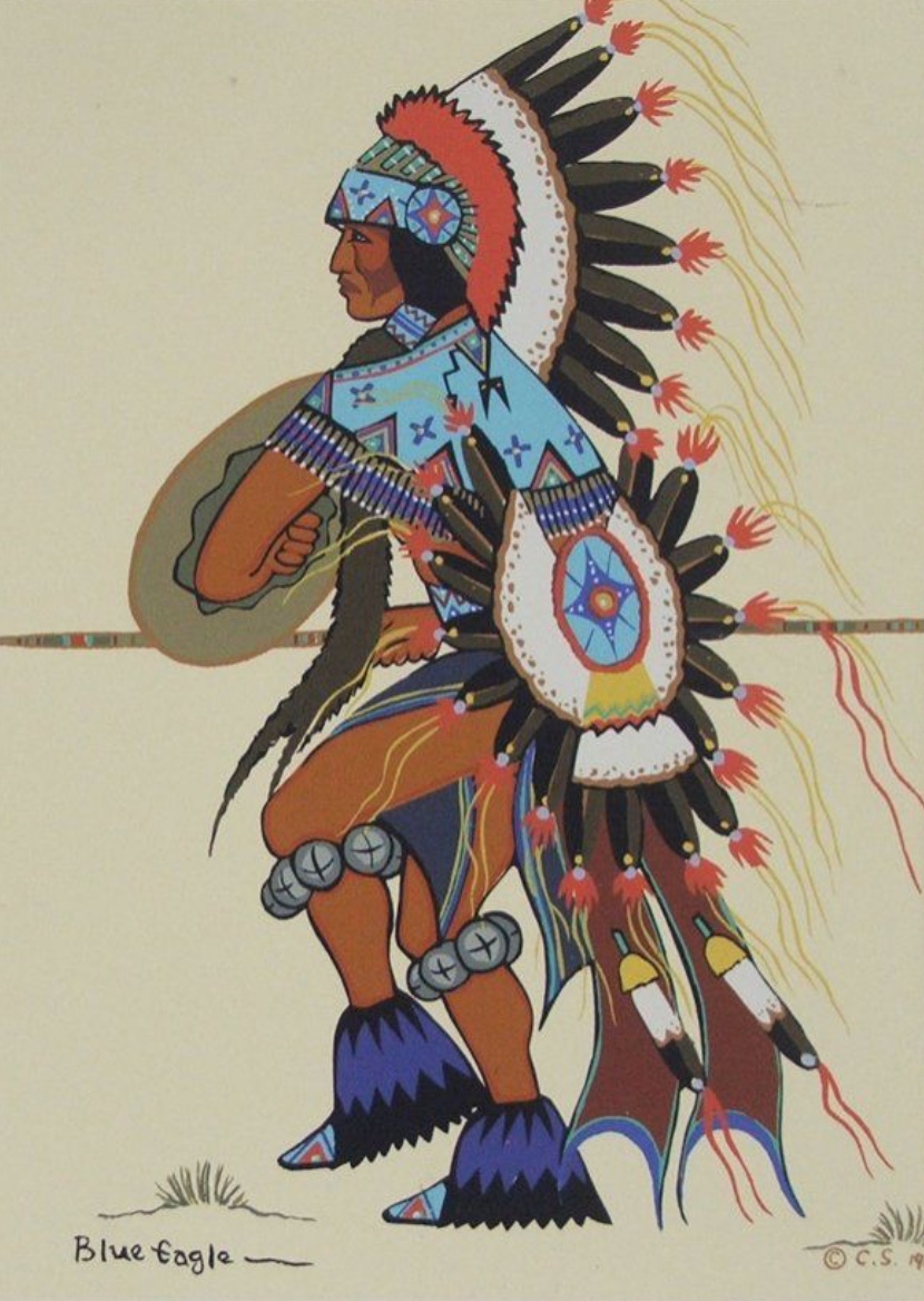 Acee Blue Eagle, Shield Dancer. 